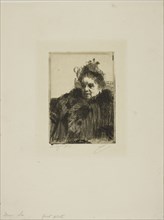 Mme Simon I, 1891, Anders Zorn, Swedish, 1860-1920, Sweden, Etching on ivory laid paper, 133 x 97