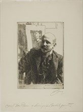 Georg von Rosen, 1893, Anders Zorn, Swedish, 1860-1920, Sweden, Etching on cream wove paper, 220 x