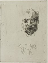 Georg Arsenius, 1898, Anders Zorn, Swedish, 1860-1920, Sweden, Etching on ivory laid paper, 131 x