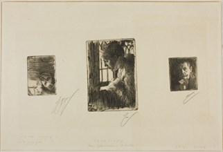 Girl’s Head, Peasant Girl at Window, Anders Zorn, 1897–98, Anders Zorn, Swedish, 1860-1920, Sweden,