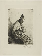 Old Ballad II, 1898, Anders Zorn, Swedish, 1860-1920, Sweden, Etching on ivory wove paper, 178 x