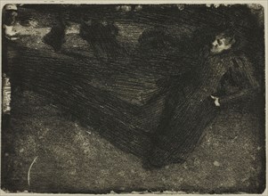 On the Ice, 1898, Anders Zorn, Swedish, 1860-1920, Sweden, Etching on ivory laid paper, 128 x 178