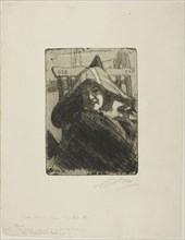 On the Atlantic, 1899, Anders Zorn, Swedish, 1860-1920, Sweden, Etching on ivory laid paper, 176 x