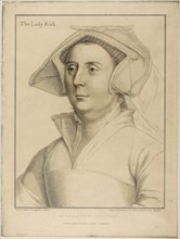 Lady Rich, January 1, 1795, Francesco Bartolozzi (Italian, 1727-1815), after Hans Holbein the