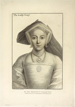 The Lady Surrey, June 11, 1796, Francesco Bartolozzi (Italian, 1727-1815), after Hans Holbein the