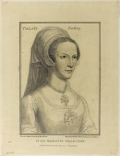 Lady Audley, October 1, 1793, Francesco Bartolozzi (Italian, 1727-1815), after Hans Holbein the