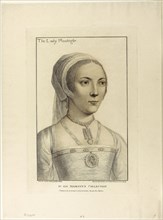 Lady Montegle, December 1, 1796, Francesco Bartolozzi (Italian, 1727-1815), after Hans Holbein the
