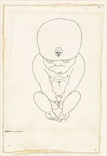 Crouching Midget, 1892/98, Aubrey Vincent Beardsley, English, 1872-1898, England, Pen and black ink