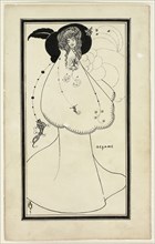 Madame Réjane, 1892/98, Aubrey Vincent Beardsley, imitator of, English, 1872-1898, England, Pen and