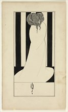 Woman Against Striped Wallpaper, 1892/98, Aubrey Vincent Beardsley, imitator of, English,