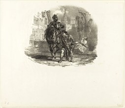 The Hanged, n.d., Richard Parkes Bonington, English, 1802-1828, England, Lithograph on paper, 139 ×