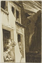 The Eclipse, 1869, Felix Bracquemond, French, 1833–1914, France, Etching in brown on cream wove