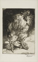 Long Live the Czar!, 1893, Felix Bracquemond, French, 1833–1914, France, Etching on ivory laid