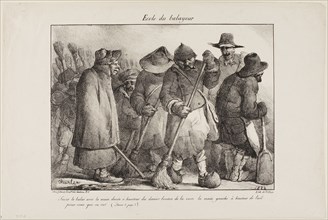 School for Street-Sweepers, 1822, Nicolas Toussaint Charlet (French, 1792-1845), published by Fères