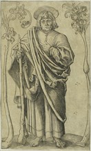 Saint Jude, from Christ, the Apostles and Saint Paul, 1510/15, Lucas Cranach the Elder, German,