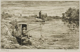 The Ship’s Boy Fishing (Fishing with a Line), 1861, Charles François Daubigny, French, 1817-1878,