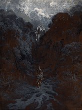 Sir Lancelot Approaching the Castle of Astolat, n.d., Gustave Doré, French, 1832-1883, France,