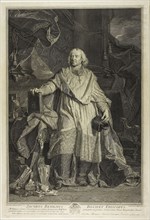 Portrait of Jacques Bénigne Bossuet, Bishop of Meaux, 1723, Pierre-Imbert Drevet (French,