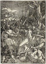 The Betrayal of Christ, from The Large Passion, 1510, printed after 1675, Albrecht Dürer, German,