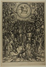 The Adoration of the Lamb, The Hymn of the Chosen, from The Apocalypse, c. 1496–98, published 1511,
