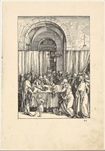 The Rejection of Joachim’s Offering, from The Life of the Virgin, c. 1504, published 1511, Albrecht