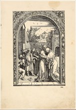 Joachim and St. Anne Meet at the Golden Gate, from The Life of the Virgin, c. 1504, published 1511,