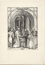 The Betrothal of the Virgin, from The Life of the Virgin, c. 1504, published 1511, Albrecht Dürer,