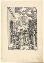 The Visitation, from The Life of the Virgin, c. 1504, published 1511, Albrecht Dürer, German,