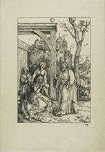 Christ Taking Leave of His Mother, from The Life of the Virgin, c. 1504, published 1511, Albrecht