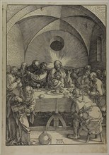 The Last Supper, from The Large Passion, 1510, published 1511, Albrecht Dürer, German, 1471-1528,
