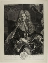 Jules Hardouin Mansart, 1704, Gérard Edelinck (French, born Flanders, 1640-1707), after Hyacinthe