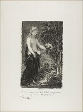 In Memory of Robert Schumann, 1873, Henri Fantin-Latour, French, 1836-1904, France, Lithograph in