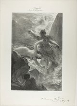 First Scene of The Rhinegold, 1876, Henri Fantin-Latour, French, 1836-1904, France, Lithograph in