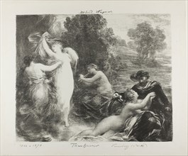 Tannhäuser: Venusberg, 1876, Henri Fantin-Latour, French, 1836-1904, France, Lithograph in black