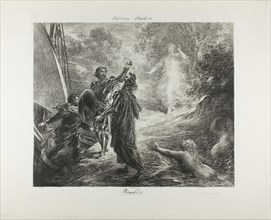 Rinaldo, 1878, Henri Fantin-Latour, French, 1836-1904, France, Lithograph in black on off-white