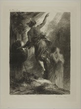 Italy!, 1884, Henri Fantin-Latour, French, 1836-1904, France, Lithograph in black on ivory laid