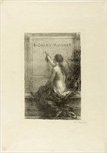 Immortality, 1886, Henri Fantin-Latour, French, 1836-1904, France, Lithograph in black on ivory