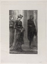 The Mastersingers of Nuremberg, Act I: Walther and Eva Meet, c. 1886, Henri Fantin-Latour, French,