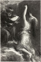 Parsifal, Act II: Evocation of Kundry, c. 1886, Henri Fantin-Latour, French, 1836-1904, France,