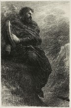 Harold in Italy: In the Mountains, 1888, Henri Fantin-Latour, French, 1836-1904, France, Lithograph