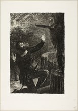 Benvenuto Cellini, Act III: The Casting of Perseus, 1888, Henri Fantin-Latour, French, 1836-1904,