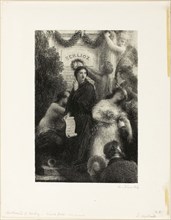 Apotheosis, c. 1888, Henri Fantin-Latour, French, 1836-1904, France, Lithograph in black with
