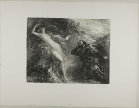 Manfred and Astartea, third plate, 1892, Henri Fantin-Latour, French, 1836-1904, France, Lithograph
