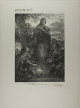 Semiramis, 1894/95, Henri Fantin-Latour, French, 1836-1904, France, Lithograph in black on ivory