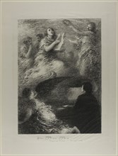 Robert Schumann’s Last Composition, 1895, Henri Fantin-Latour, French, 1836-1904, France,