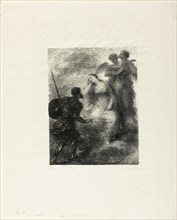 Vision, 1895, Henri Fantin-Latour, French, 1836-1904, France, Lithograph in black on off-white