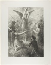 Prelude to Lohengrin, second plate, 1898, Henri Fantin-Latour, French, 1836-1904, France,