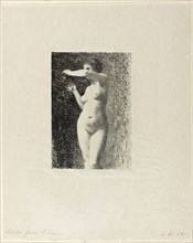 Etude for Eve, 1898, Henri Fantin-Latour, French, 1836-1904, France, Lithograph in black on light