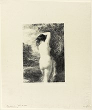 Standing Bather, third plate, 1899, Henri Fantin-Latour, French, 1836-1904, France, Lithograph in