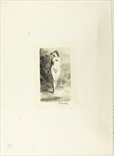Study of Standing Woman, Seen from Front, 1900, Henri Fantin-Latour, French, 1836-1904, France,